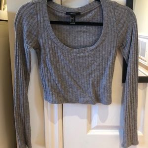 Cropped Long-sleeve shirt